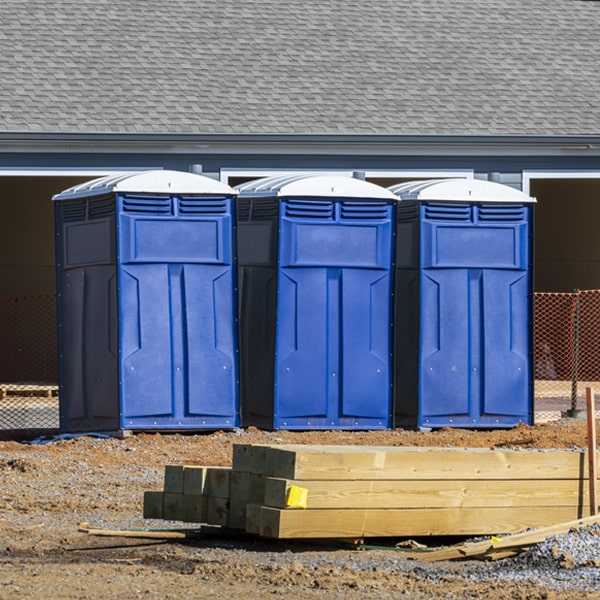 what is the maximum capacity for a single portable restroom in North Rim Arizona